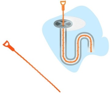 ОЧИСТИТЕЛЬ СЛИВНОЙ ТРУБЫ ОЧИСТИТЕЛЬ ТРУБ ДЛЯ РАКОВИНЫ УДАЛИТЕЛЬ ВОЛОС ТОЛКАТЕЛЬ
