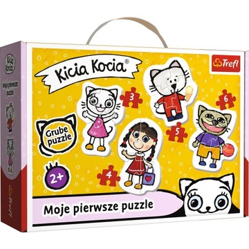 Puzzle baby classic wesoła Kicia Kocia 36088