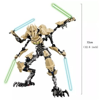 Star Wars figurka Generał Grievous 32cm składana ponad 180 elementów!