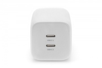 Сетевое зарядное устройство, блок питания GaN, 2x USB-C PD 3.,