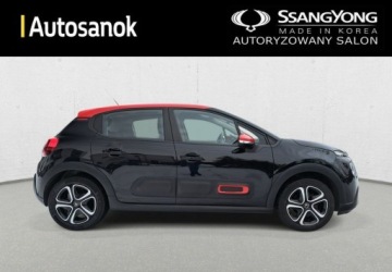 Citroen C3 III Hatchback Facelifting 1.2 PureTech 83KM 2021 Citroen C3 Citroen C3 Zadbany Czerwony Czarny AndroidAuto Klima, zdjęcie 3