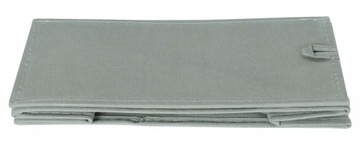 Pudełko z włókniny 28x14x14 cm - szare na bieliznę zabawki ciuchy