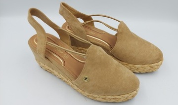 Sandały Espadryle Wrangler WL11642A jasny beż r 37