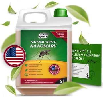 PREPARAT ŚRODEK OPRYSK NA KOMARY GREEN PEST 5L