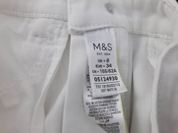 M&S bawełniane SPODENKI RYBACZKI dżety _ 34