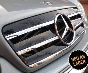 MASKA MERCEDES C208 A208 CLK BLACK CHRÓM AMG LOOK