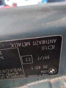 BMW E39 FACELIFT KLIKA VNĚJŠÍ DVEŘE PRAVÁ PŘEDNÍ