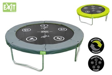 Батут Twist 183 (зелено-серый)