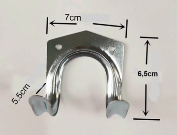 МЕТАЛЛИЧЕСКАЯ РУЧКА ДЛЯ ЛОПАТЫ, 5 шт.