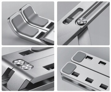 СКЛАДНАЯ РЕГУЛИРУЕМАЯ АЛЮМИНИЕВАЯ ПОДСТАВКА-ДЕРЖАТЕЛЬ ПОДСТАВКА ДЛЯ НОУТБУКА ПОДСТАВКА ДЛЯ ПЛАНШЕТА