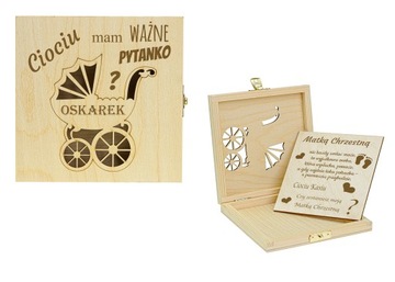 PROŚBA CIOCIU CZY ZOSTANIESZ MOJĄ CHRZESTNĄ KARTKA