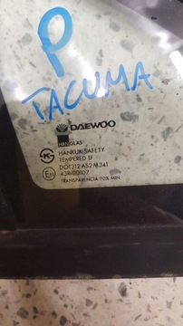 SKLO (OKNO) KAROSERIE PRAVÝ PŘEDNÍ DAEWOO TACUMA REZZO