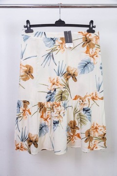 Dorothy Perkins spódnica print kwiaty wiskoza lato 42 XL 14