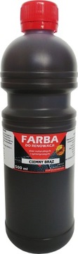 FARBA DO SKÓRY KIEROWNIC SKÓR CIEMNY BRĄZ 500 ml