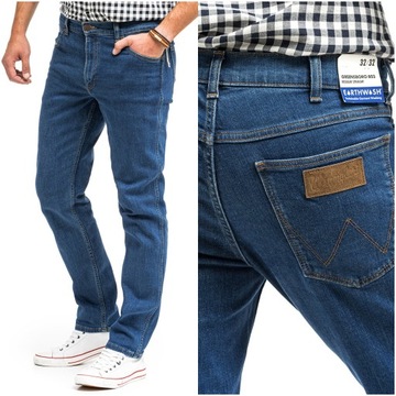 WRANGLER GREENSBORO MĘSKIE SPODNIE JEANSY W36 L32