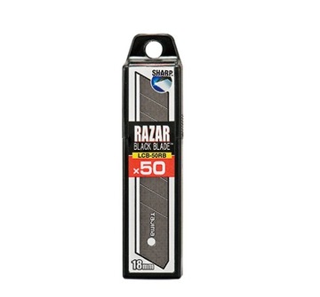 Ostrza łamane 18 mm Razar Black Tajima LCB50RBC-50