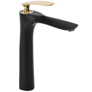 Bateria umywalkowa Rea Orbit Black Gold Kran 29 cm