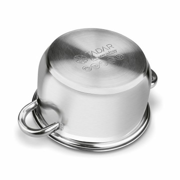 ТАДАР Набор кастрюль Selva из нержавеющей стали, 8 предметов