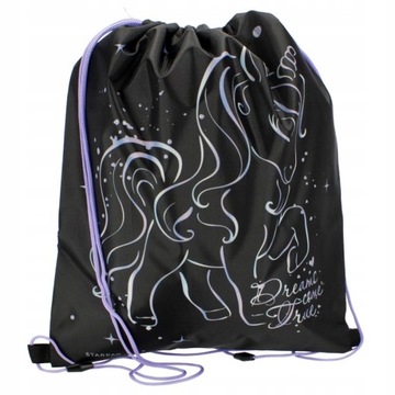 Worek Starpak Jednorożce na buty strój na WF plecak szkolny 39 x 33 cm