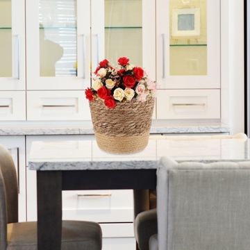 Тканый чехол для корзины для посадки морских водорослей для цветочного горшка