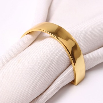 САЛФЕТНИЦА обручальные кольца кольца для салфеток | золотой | 6 шт.