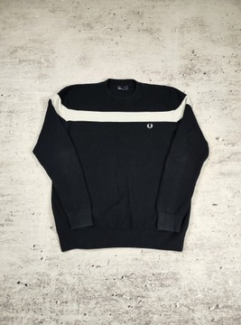 SWETER FRED PERRY MĘSKI BLUZA ELEGANCKI CASUAL r. XL