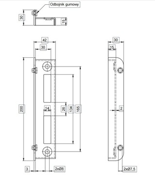 ЗАЩЕЛКА, ТОПОН, СОПРОТИВЛЕНИЕ ДЛЯ ВОРОТ, ГРАФИТОВЫЙ ЗАМОК