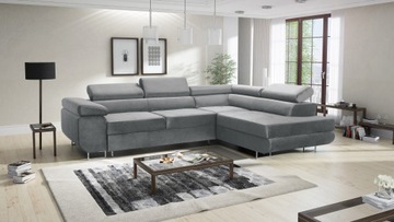 Современный угловой диван АВЕСТА с подвижными подголовниками