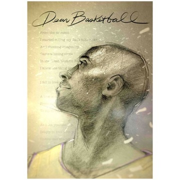 Plakat Dear Basketball 2017 Kobe Bryant