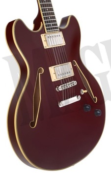 Электрическая гитара D'Engelico Excel DC Tour Solid Wine