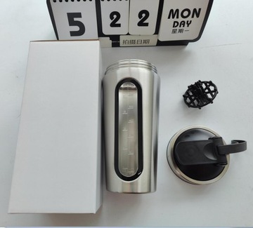 СТАЛЬНАЯ БУТЫЛКА ДЛЯ ПИТЬЯ БЕЛКОВЫХ КОКТЕЙЛЕЙ ШЕЙКЕР