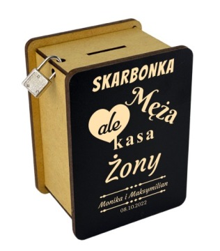 СВАДЬБА ПОДАРОК ​​ГОДОВщина БРАКА КОПИЛКА с гравировкой