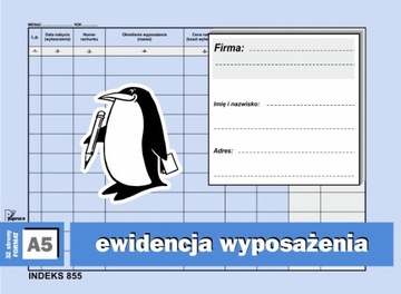 PAPIRUS II EWIDENCJA WYPOSAŻENIA A5