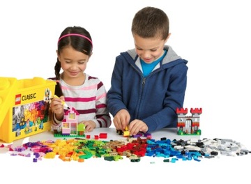 НАБОР XXL ТВОРЧЕСКИЕ БЛОКИ LEGO CLASSIC БОЛЬШАЯ КОРОБКА ПОДАРОК ​​ДЛЯ РЕБЕНКА 4,5 ЛЕТ