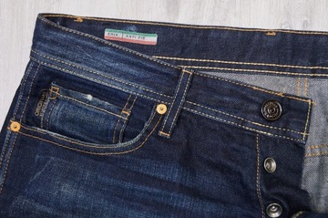 JACK&JONES ERIK ANTI FIT JEANS spodnie męskie PREMIUM 36/34 pas 92