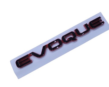 Emblemat EVOQUE Red - Black Glossy