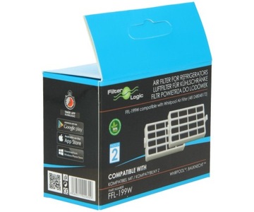 2 угольных фильтра для холодильника Whirlpool ART6510A+SF