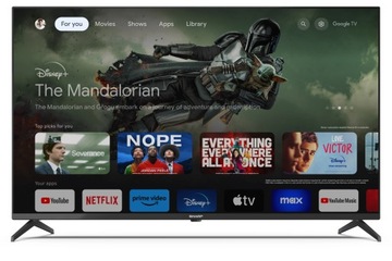 Sharp 43GL4260E 43-дюймовый 4K UHD светодиодный телевизор Google TV Bluetooth