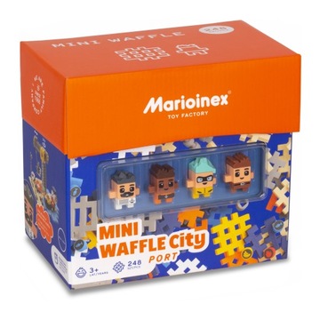 KLOCKI MINI WAFLE CITY PORT MARIOINEX 248 EL.