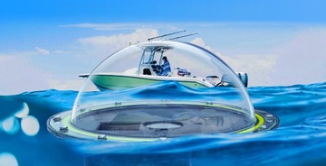 Подводный корпус, порт Telesin Dome для камер DJI Osmo Action 3/4