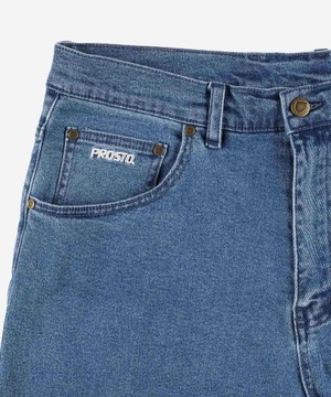 Męskie niebieskie spodnie jeansowe PROSTO jeansy Baggy Oyeah W30L30