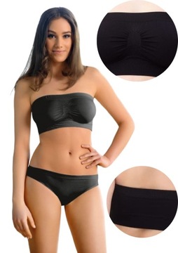 OPASKA NA BIUST TOP HANNA STYLE 06-161 CZARNY L/XL