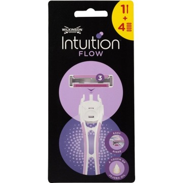 Zestaw do Golenia WILKINSON Intuition Flow 4x Wkłady + Rączka