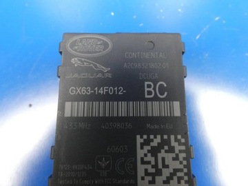 JAGUAR XE X760 XF X260 MODUL ŘÍZENÍ TPMS ČIDEL TLAKU