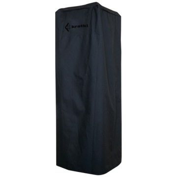 Pokrowiec ogrzewacz PATIO Slim czarny logo czarne