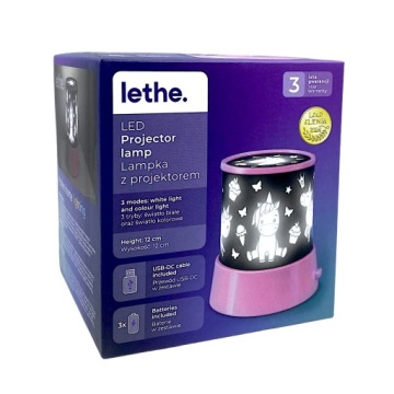 Lethe лампа проектор різнокольоровий LED декоративний нічник