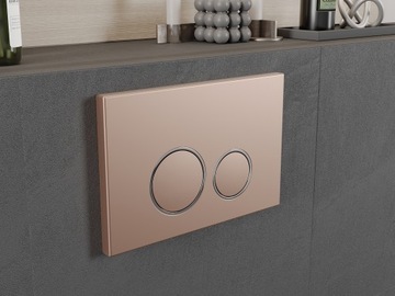 КНОПКА WC NAPO 05 для GEBERIT UP100 ROSE GOLD