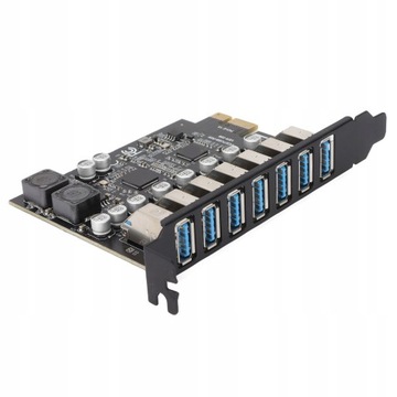 Адаптер 7 портов PCIE USB 3.2 GEN1 адаптер для карты