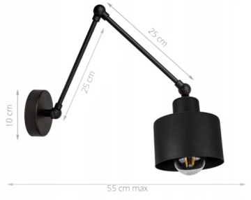 Светодиодный настенный светильник Loft Edison