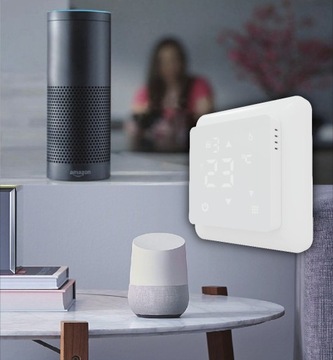 СЕНСОРНЫЙ ТЕРМОСТАТ-КОНТРОЛЛЕР 16А WIFI 24/7 ЦИФРОВОЙ